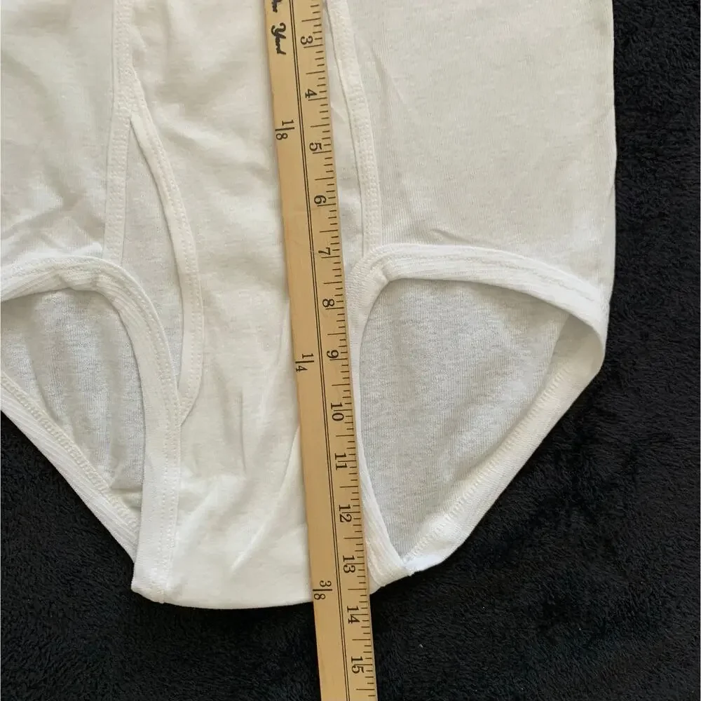 Vtg NWOT Fruit of the Loom Mens Medium 34-36 White Brief Underwear Lot of 2 - Picture 5 of 6